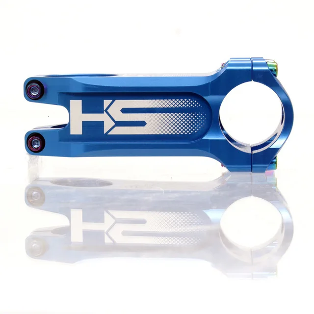 b lu Haster цветной велосипед XC/am 31,8*80 мм 0 Graus CNC 31,8 мм guidanor haste велосипед 28,6 мм Steeler - Цвет: b lu
