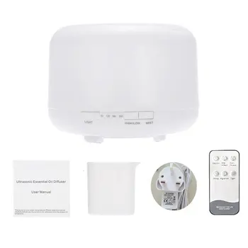 

500ml Humidifier Oil Diffuser Aromatherapy Machine Mini Fragrance Lamp Home Essential Oil Diffuser Car Air Freshener