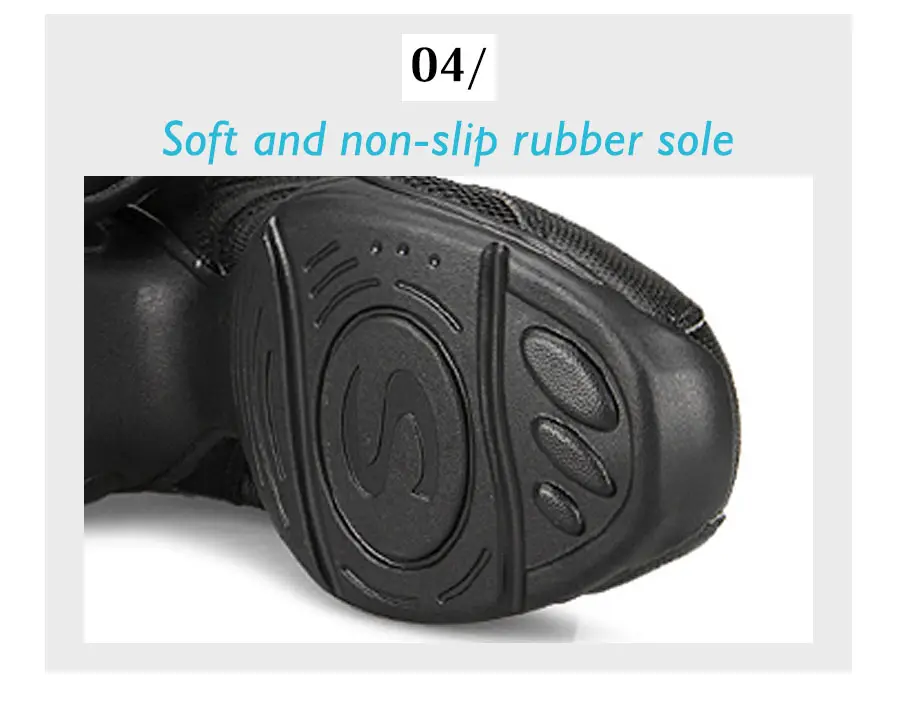 Women's Soft Bottom Jazz Hip Hop Dance Sneakers Lightweight Breathable Woman Dancing Shoes Ladies Modern Sports Dance Shoes