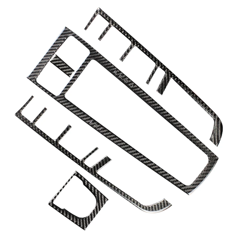 Отделка салона автомобиля молдинг из углеродного волокна Центральная панель