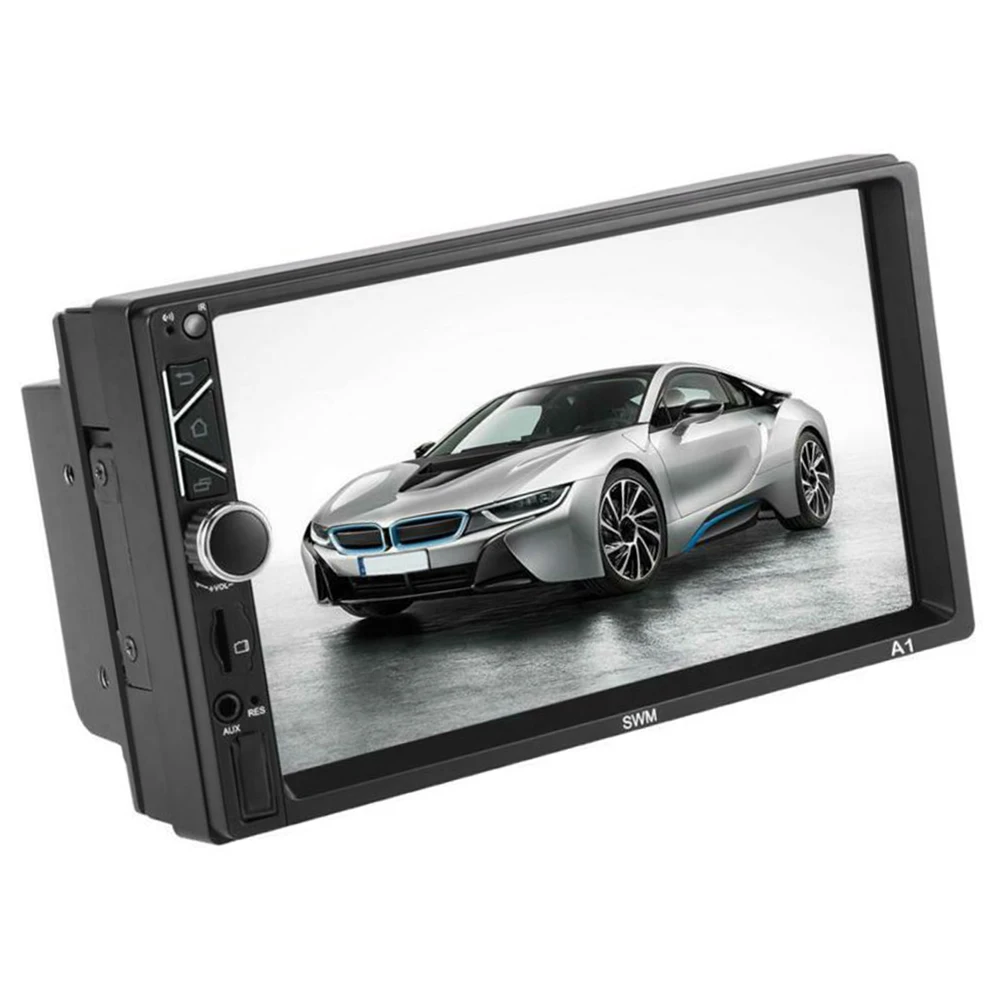 Gps Navi Wi-Fi Android 8,1 автомобильный стерео gps Navi MP5 плеер двойной 2Din Wi-Fi 7 дюймов 4 ядра BT с 4LED Cam
