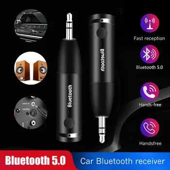 

Interface Bluetooth 5.0 3.5mm AUX Stereo Receiver FM Transmitter for car TV PC Wireless Audio Adapter