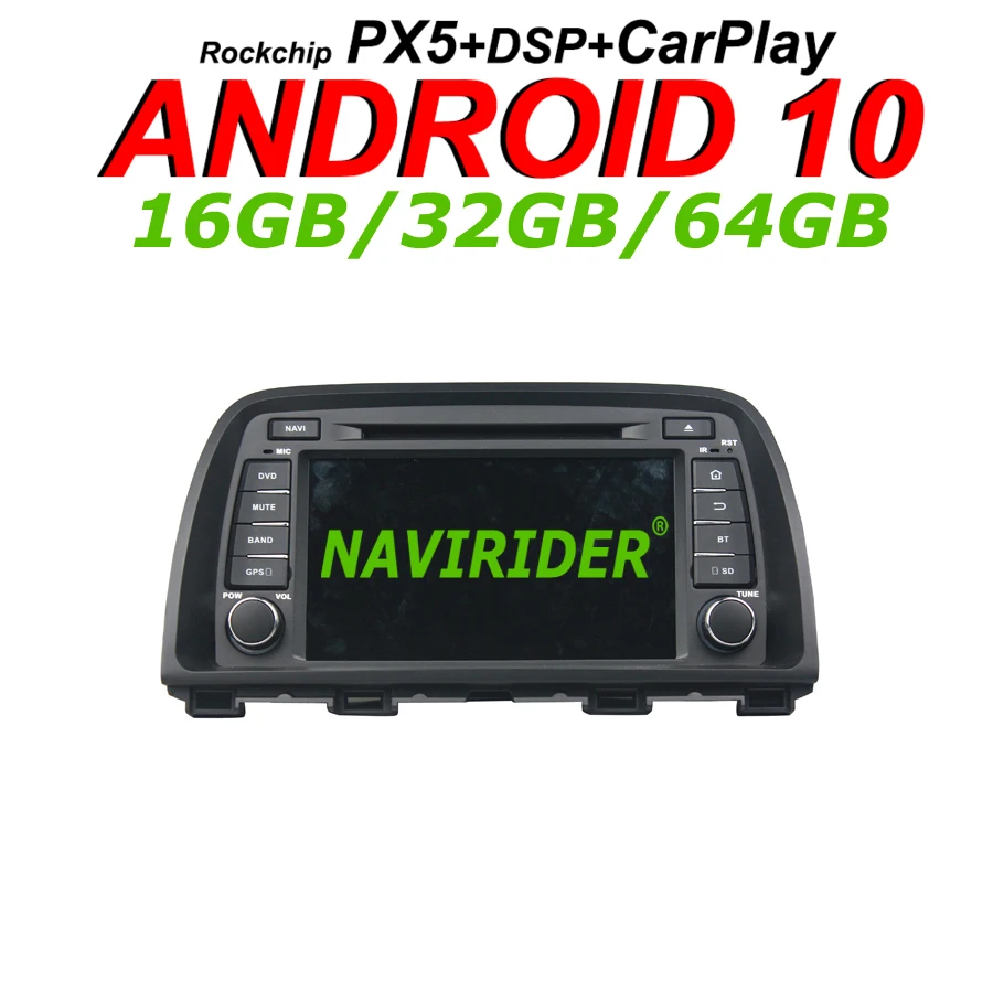 Navirider GPS навигатор для MAZDA CX 5 2013 2014 CX5 сенсорный экран автомобиля android 10 8 ядер 64 Гб