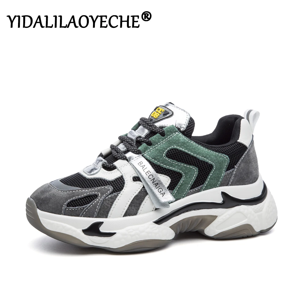 leather trainers womens