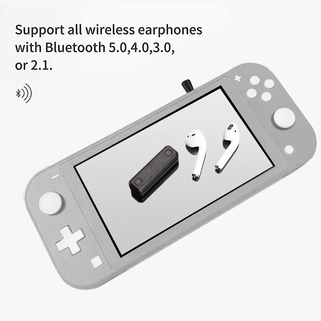 Gulikit NS07 Route Air Pro Bluetooth аудио передатчик тип-c поддерживает голосовой чат в игре для nintendo Switch& Switch Lite