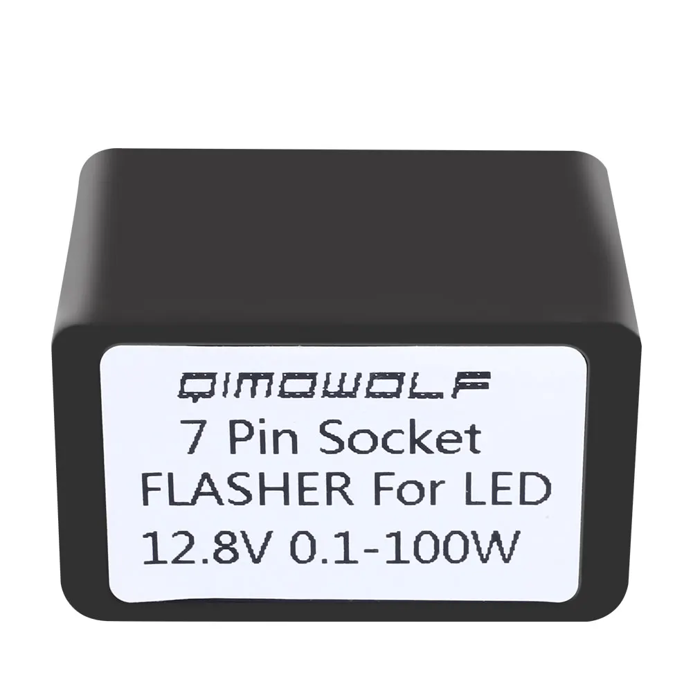 Vehemo 7 Pin импульсное РЕЛЕ Светодиодный контроллер вспышки указатель поворота для мотоцикла для света Ingpart реле сигнала поворота общий индикатор скорости