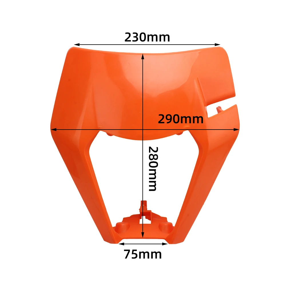 Universal Headlight Plate for Enduro and Dirt Bike Motorcycles