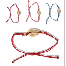 Бохо браслеты из ракушек для женщин этнические нержавеющей стали Шарм Модный браслет акриловый браслет вечерние оптом