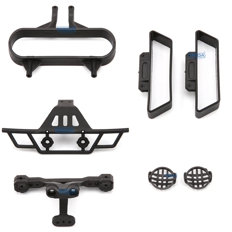

WLtoys RC Car Spare Parts 12423 Front Anti-Collision Buffer assembly Car Shell Support Frame Wing Components Lampshade