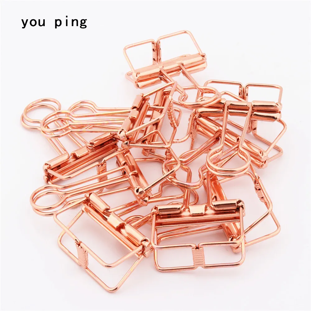 Clip de alta calidad para sujetar clips, metal dorado rosa 93, 48mm, 32mm, 19mm, clips decorativos para estudiantes, escuela, suministros de oficina