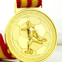 Спортивные медали из металла медаль футбольный конкурс игры награды золотые серебряные и бронзовые медали