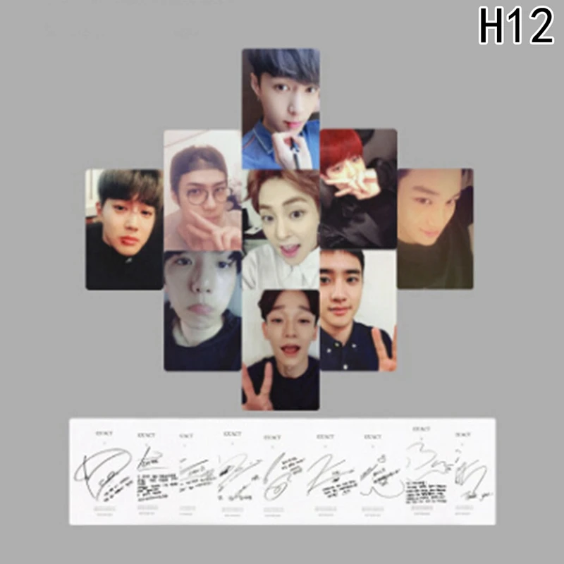 Youpop KPOP EXO K M Точная LOTTO Plant 3 EX'ACT альбом самодельные бумажные карты k-pop подписи LOMO фото карта Фотокарта