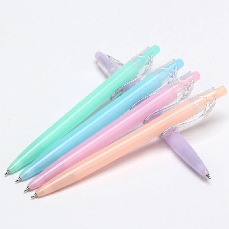 

1Pc Stationery Cute 0.5mm Blue Ink Pen School Supplies Office Learning Writing Ballpoint Pen