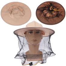Новая шляпа с вуалью лицо голова Шеи Обертывание протектор шляпа пчеловода комаров пчелы, насекомые сетки пчеловодства инструменты