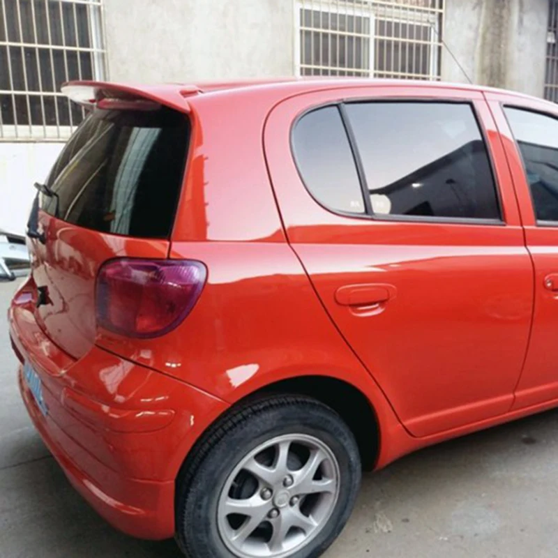 Спойлер заднего крыла из АБС материала для Toyota Vitz 2008 2013 черный или белый
