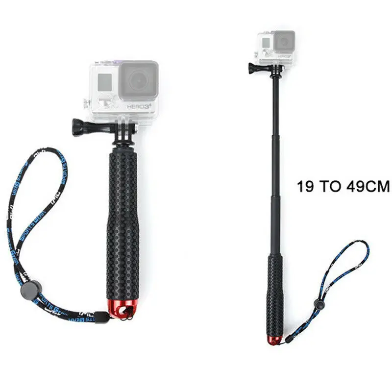18~ 48 см мини-палка для селфи Выдвижной Штатив-монопод для GoPro HERO 6 5 4 3 сеанса