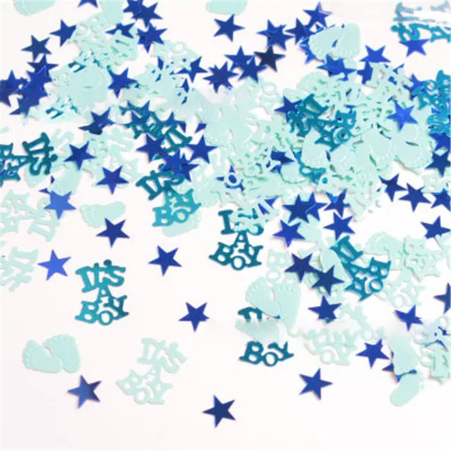 It Is A Boy Party Confetti Baby Shower Confetti Table Party Sprinkles Birthday It's A Girl Baby Shower Decoration ASD034 (4)