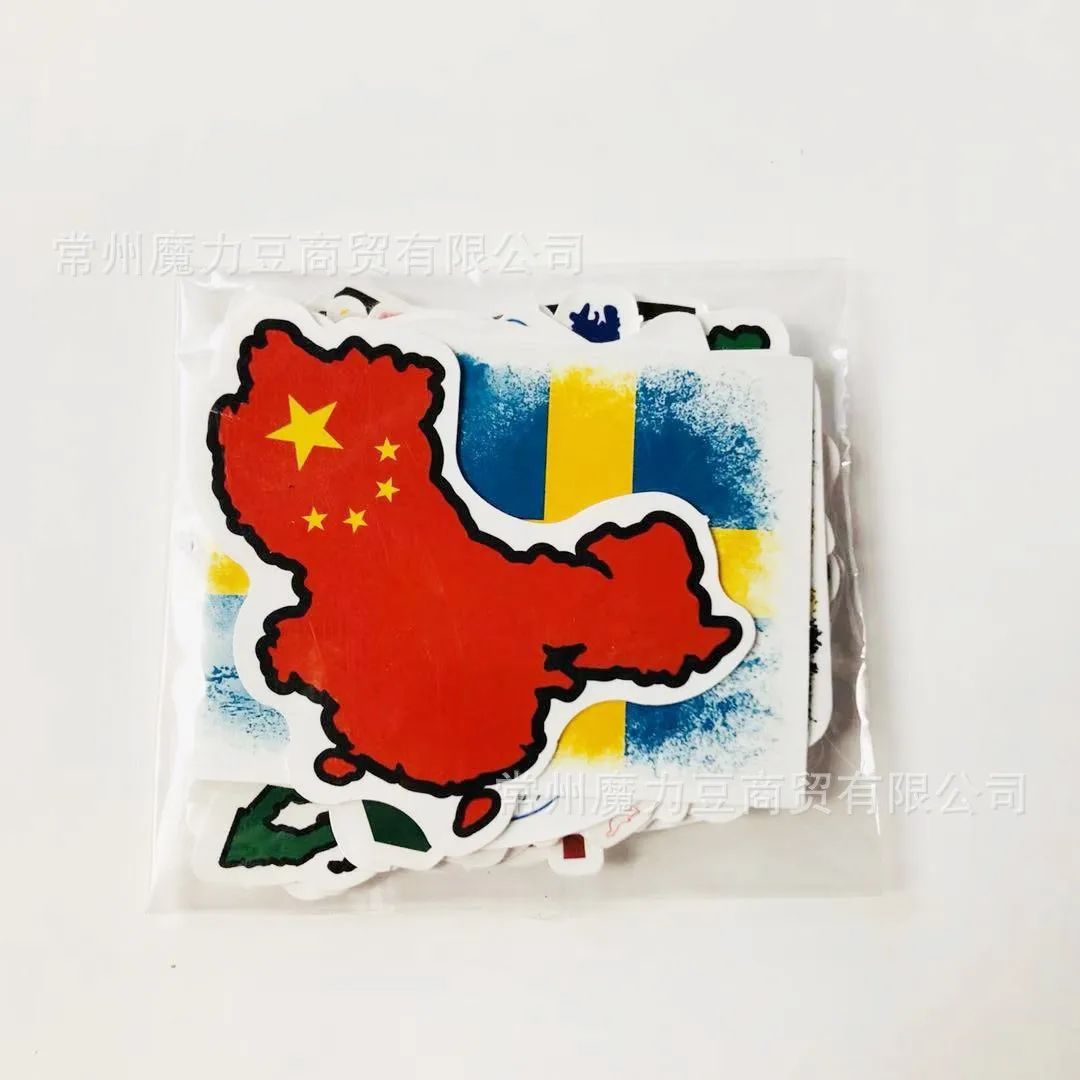 27 шт./Чехол забавная карта багажная клейкая бумага креативные дорожные наклейки Lugguge крутая, для ноутбука дорожная тележка клейкая бумага