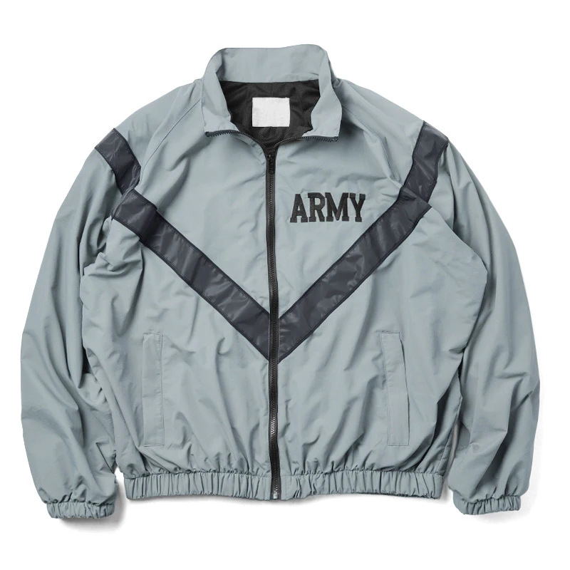 【DISCERNMENT】IPFU army US windbreaker US Army Reflective Windbreaker Training Sports Jacket Water