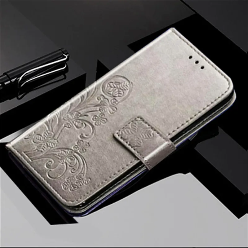 Кожаный флип-чехол с цветочным принтом для LG Magna G4 Note G Stylo G4S G4C G4 Beat Mini Wallet Cover для LG X power 2 3 X чехол для зарядки s - Цвет: 2Gray