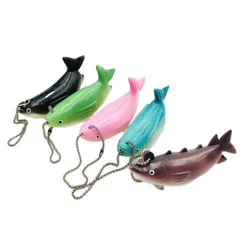 Squishies Kawaii Fish Squishy Slow Rising Soft Squeeze Stuffed Kids Toys Keychain Mobile Phone Strap Fun Pressure Release Gift