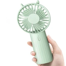 

Handheld Small Fan Student Portable Mini Mute USB Rechargeable Dormitory Office Cute
