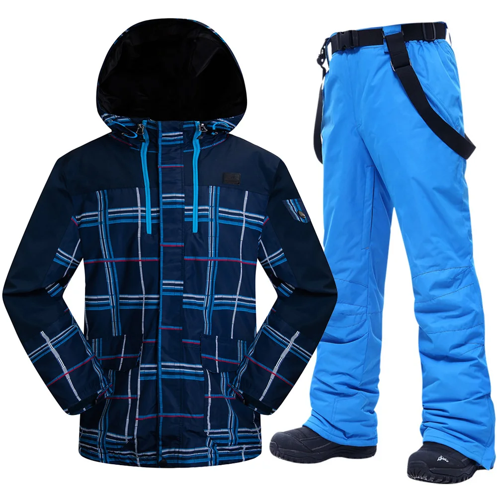 

New Thermal Winter Ski Suit Men Women Windproof Waterproof Skiing and Snowboarding Jacket Pants Outdoor Male Snow Coat Brand