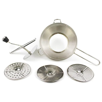 

Stainless Steel Manual Grinding Machine Baby Food Vegetable Fruit Jam Potato Crushing Grinder