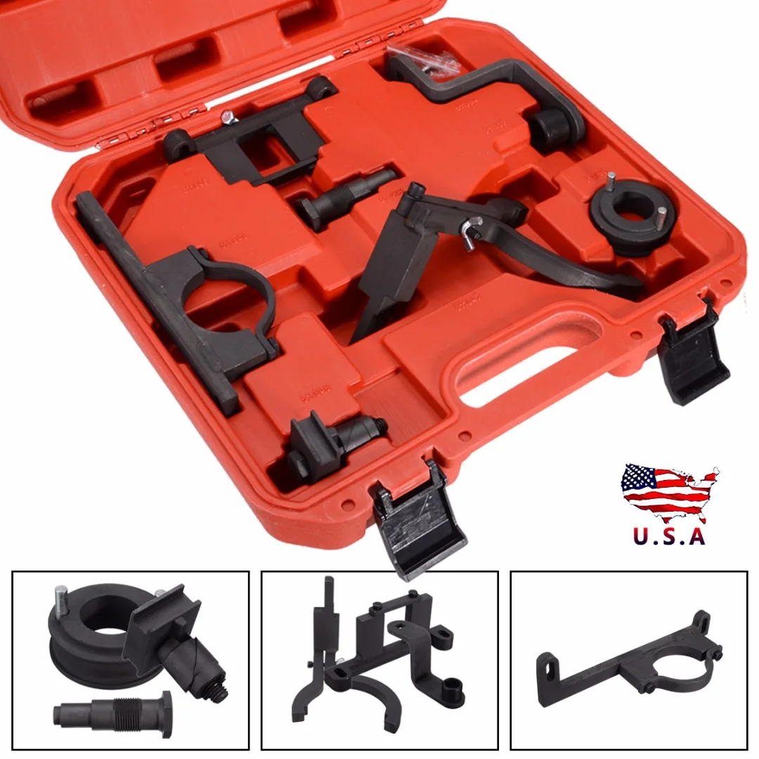 

Professional Engine Timing Tool Kit Camshaft & Flywheel Locking Tools for Ford Mazda Auto Parts Tool