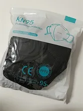 Mascarillas negras FPP2 KN95 de 5 capas, máscaras protectoras reutilizables, blancas, FPP2, FPP2, FPP2, FFPP3, 10-100 Uds.