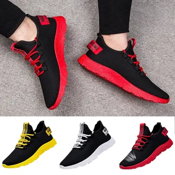 

Dropshipping Mesh Shoes Men Sneakers Casual Shoes Lace-up Shoes Lightweight Vulcanize Shoes Walking Sneakers Zapatillas Hombre