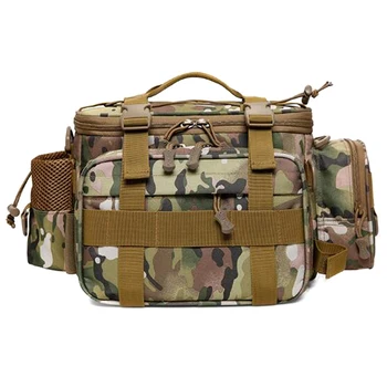 

Waterproof Oxford Cloth Fishing Bag Multifunctional Outdoor Waist Shoulder Bags Reel Lure Storage