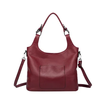 

2020 new-style leather handbag large-capacity single shoulder bag European and American fashion Handbag Messenger Bag