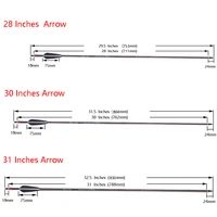 Pure Carbon Arrows Archery Replaceable Arrowhead ID 6.2 Spine 300 400 Recurve Compound Bow Hunting Shooting 2