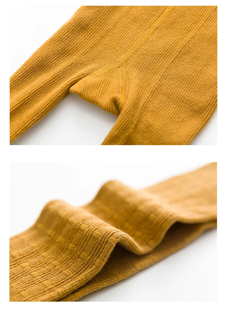 Autumn And Winter New Style Children's Socks Baby Small Check Solid Color Patyhose Korean-style Cotton Leggings Fashion Pan