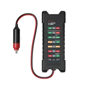 

Detector Battery detector Repair Tool 12V Battery Tester Car CE With box Auto Auto parts 6 LED Lights Lighter car battery tester