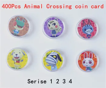 

100Pcs Four Series Cool Amiibo Animal Crossing Game Mini Coin Villager Card For NS Switch Game