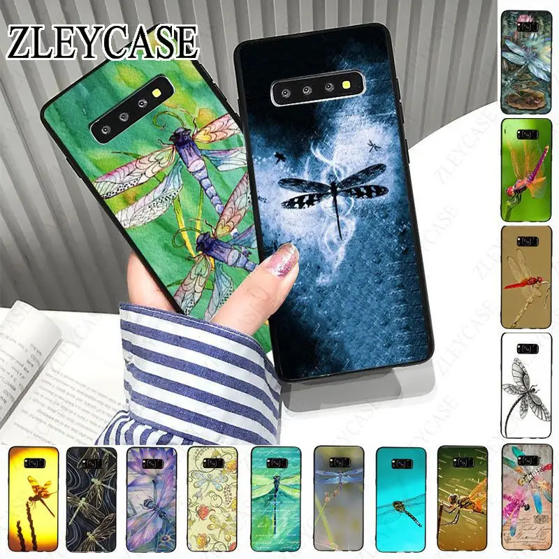 Custodia Morbida Per Telefono Dragonfly Dragonfly Colorata Per Custodia Samsung Galaxy S23Ultra S21Fe S22Pro S10Plus S10 S20Plus S20Ultra S20Fe
