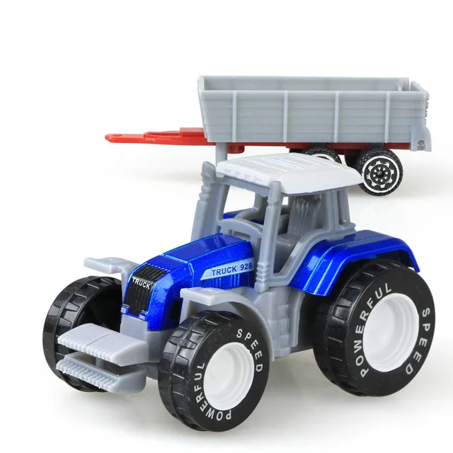 Classic Mini Alloy Engineering Car Toys for Children Tractor Farm Vehicle Model Boy Toys Oyuncak Gift Kids Toys Boys 6