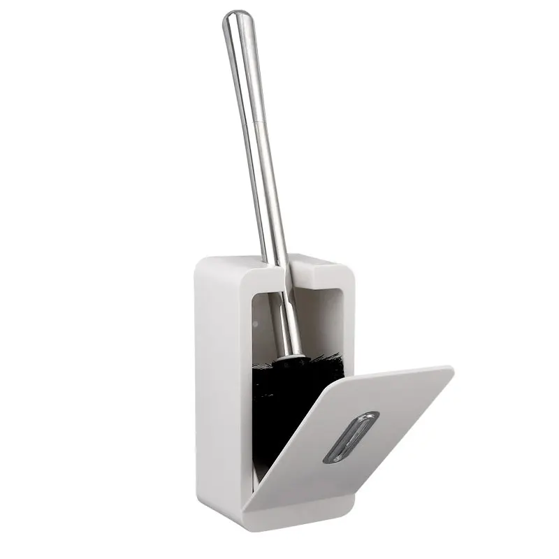 1 Настенный набор кистей для унитаза, мягкая Чистящая Щетка с держателем PI669 - Цвет: 1