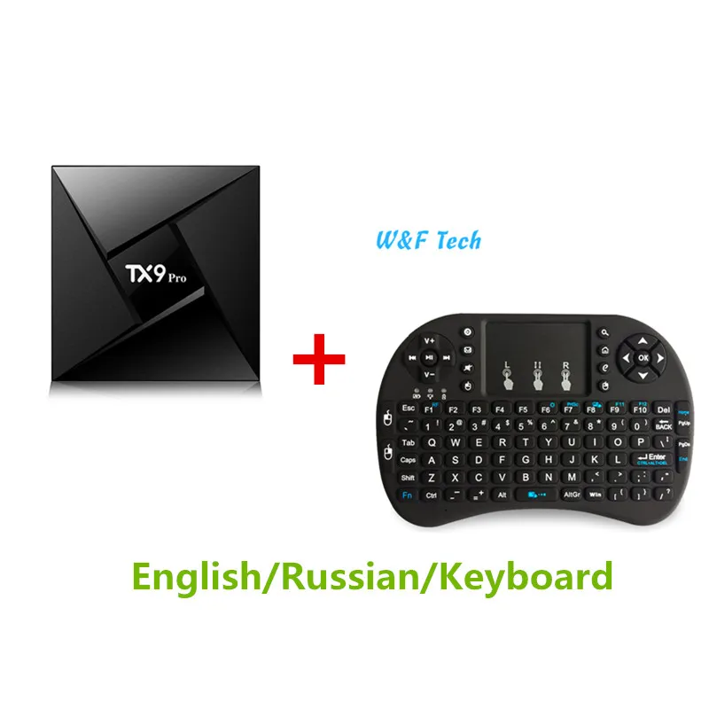 Add I8 Keyboard TX9 Pro ТВ коробка Android 7,1 ram 3GB rom 32GB Amlogic S912 Восьмиядерный 2,4G& 5G двойной WiFi Bluetooth 4,1 1000M LAN 4K набор топ - Цвет: Add I8 Keyboard