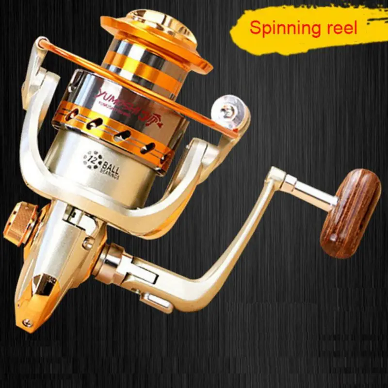 

High Quality 12 Bearing Right-handed Left-handed Fishing Reel Saltwater Fishing Rreel Pre-Loading Spinning Wheel Fishing Gear