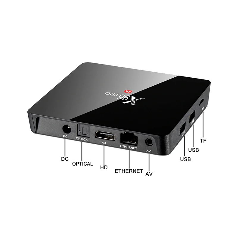 X96 PRO tv Box Android 9,0 Amlgoic S905W 2 Гб 16 Гб 4K телевизионная коробка YouTube Netflix обновленная X96 Мини ТВ приставка