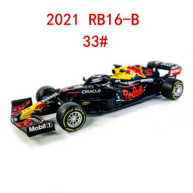 Bburago 1:43 2021 F1 Red Bull Racing RB16B 33# Max Verstappen 11# Sergio Perez Formula one Simulation alloy super toy car model RB16B-33