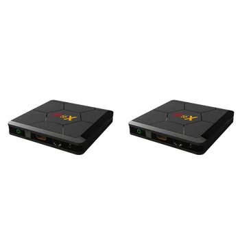

RISE-TV BOX Android 9.0 X99 M-X 4+128G TV BOX S922 Solution 6 Core 64 Bit Set-Top Box Media BOX 4K TV BOX