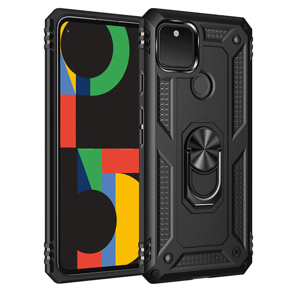 Чехол для телефона с подставкой Google Pixel 5 XL 4A 3A ударопрочный магнит держатель