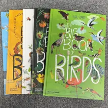 

2021 Newest Hot English Natural Science Art Picture Book The Big Book Of Series 5-volume co-sale Hardcover Open Anti-pressure