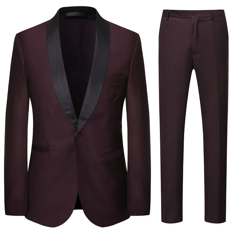 

Set Men 3 Pieces Slim Fit Casual Tuxedo Suit Male Suits Set