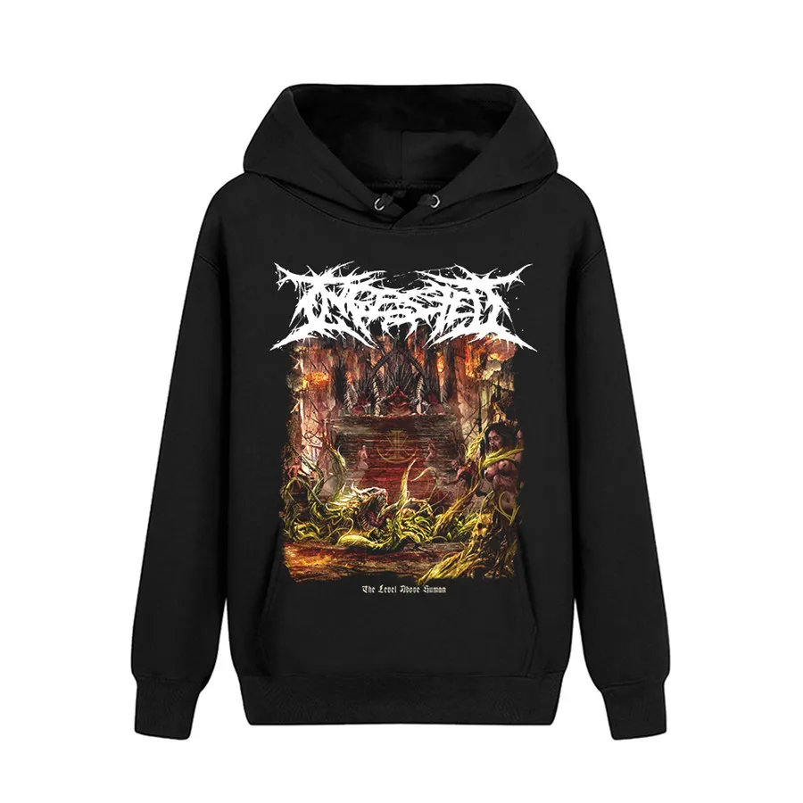 3 5 дизайнов pollover Толстовка Ingested Rock черные красивые мягкие теплые толстовки Панк тяжелый металл sudadera флис - Цвет: 3