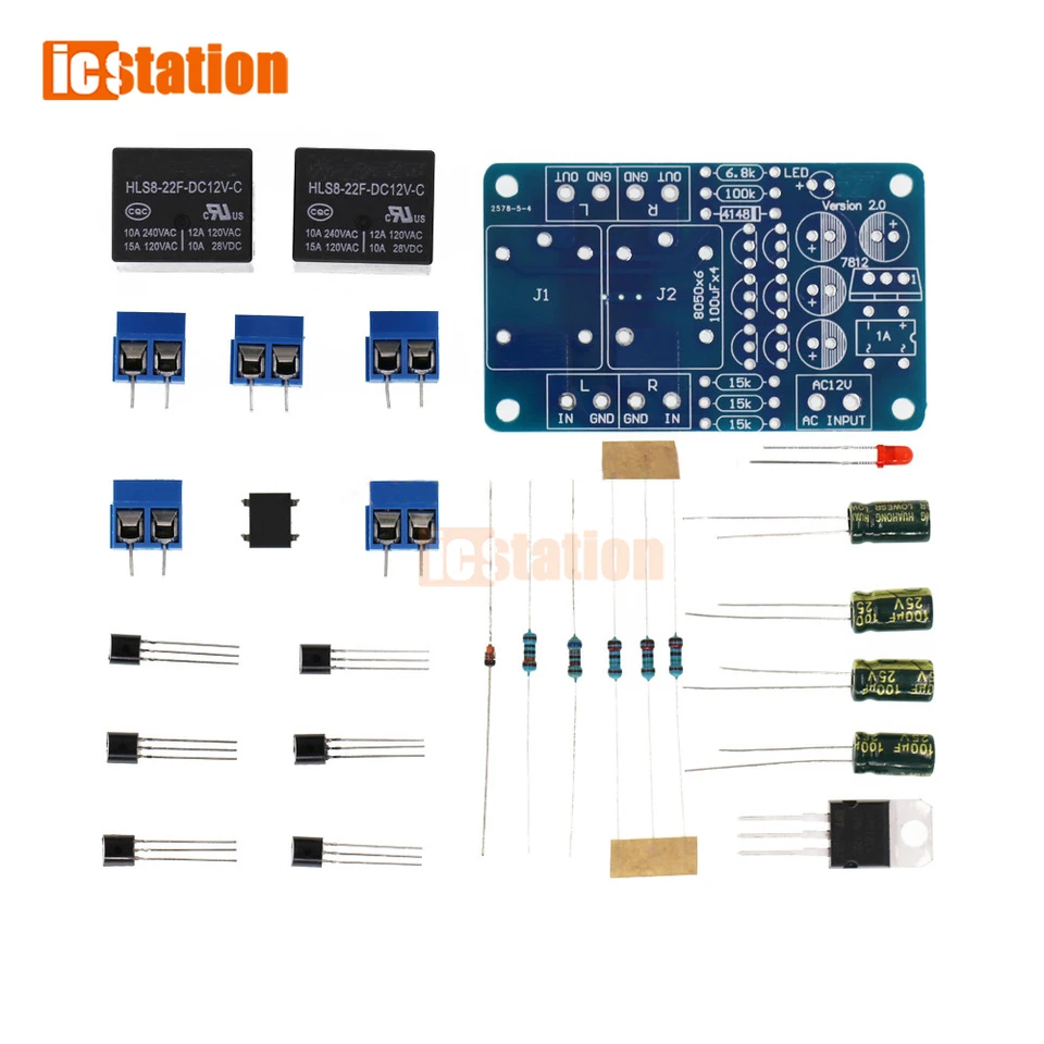 Scheda Di Protezione Altoparlante Audio Ritardo Avvio Kit Protezione DC - Foto 6